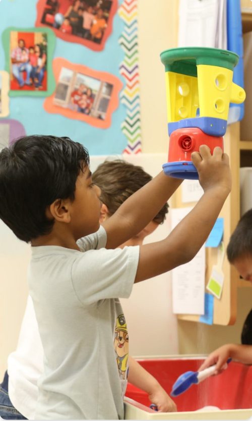 We start our day growing independence by choosing our favorite activities, selecting toys to play with, and making creative play decisions.