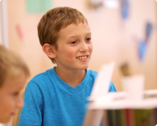 Good morning! I start my day at Kiddie Academy.