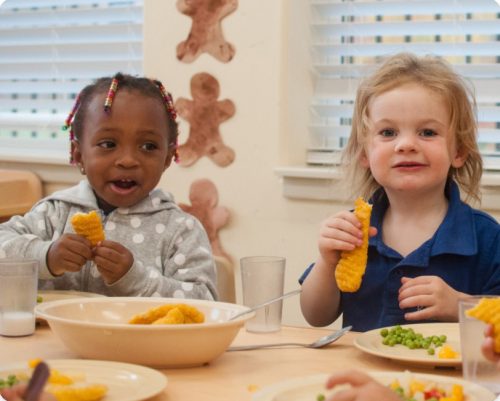 Nutritious family-style dining